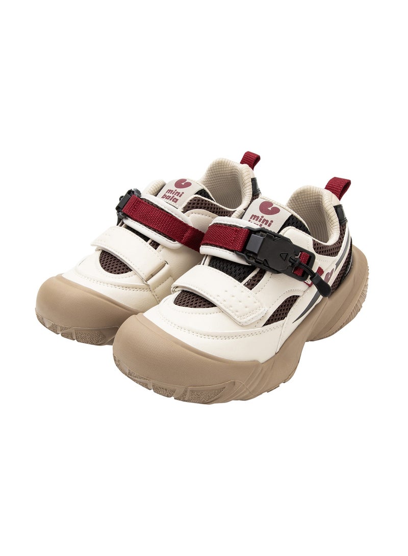 mini bala Unisex Kids' Running Shoes Lightweight Breathable Soft & Elastic Cushioned Magnetic Buckle Design Sporty Stylish Comfortable Athletic Sneakers - Image 4