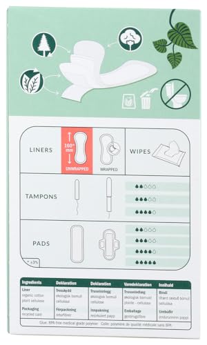 Natracare Organic & Natural Curved Panty Liners 30 ea (Pack of 8) - Image 3