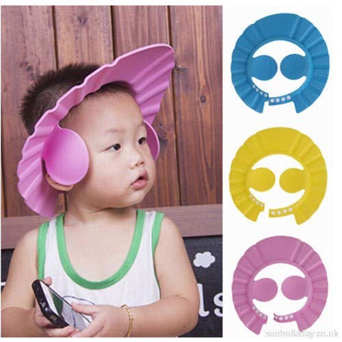 Dazzlia Bathing Baby Shower Cap/Eye-Ear Protector Cap for Children/Shampoo Cap Hat - Image 3