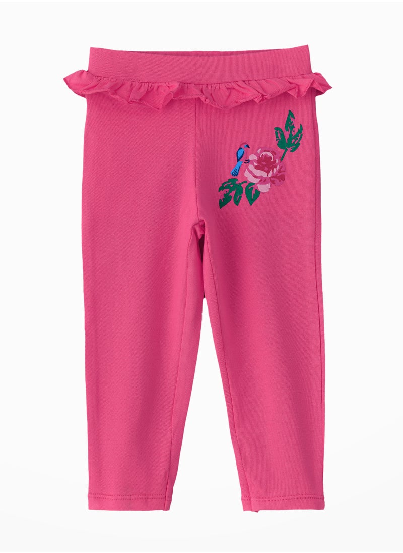 Jelliene All-Day Adventures: Girls' Cotton Knitted Leggings  - Image 1