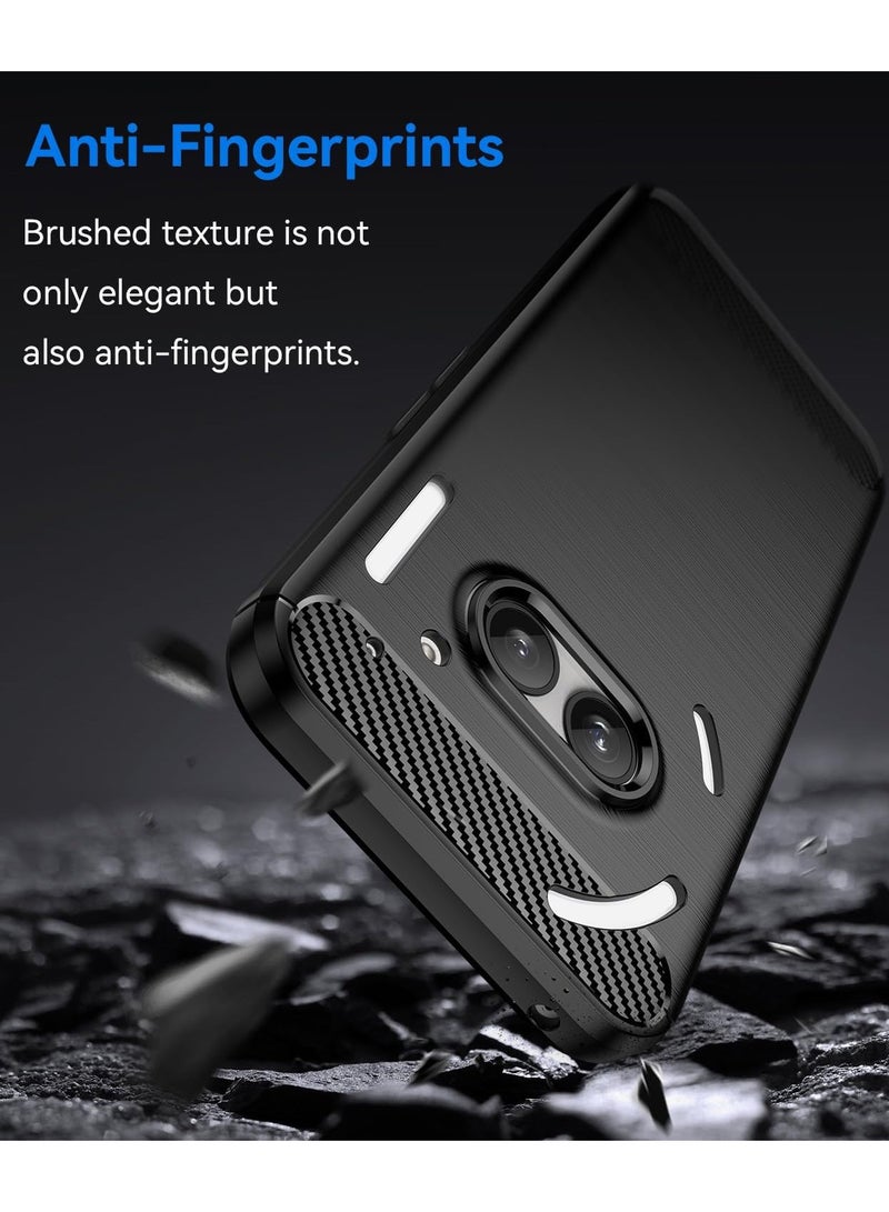 دبليو تيك Nothing Phone (2a) 5G 2024 / Nothing Phone (2a) Plus 5G 2024 غطاء حافظة واقية من السيليكون المصقول - أسود - Image 2