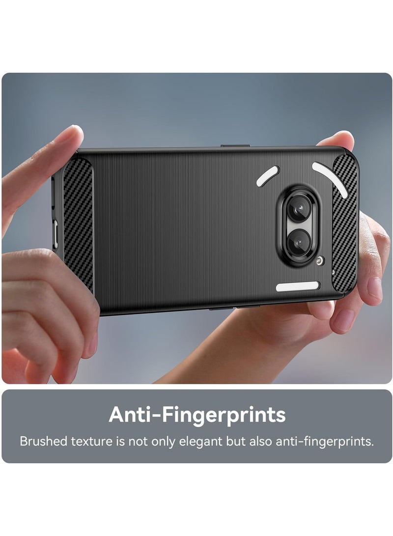 دبليو تيك Nothing Phone (2a) 5G 2024 / Nothing Phone (2a) Plus 5G 2024 غطاء حافظة واقية من السيليكون المصقول - أسود - Image 3