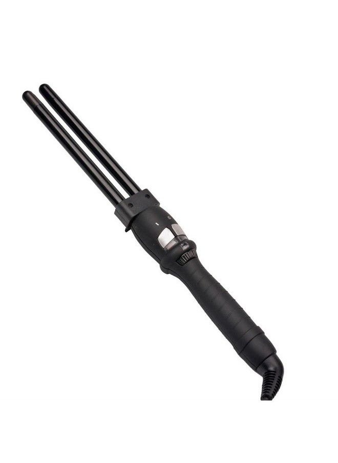 JINDIN - Curling Iron Double Barrel Hair Curler Big Wave Curly Curling Wand Ceramic Hair Crimper Crimping Iron Salon&Home Styling Tools For Short Medium Long Hair - Image 1