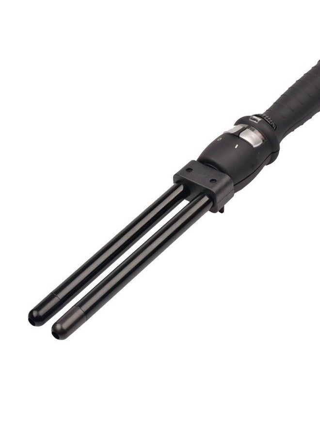 JINDIN - Curling Iron Double Barrel Hair Curler Big Wave Curly Curling Wand Ceramic Hair Crimper Crimping Iron Salon&Home Styling Tools For Short Medium Long Hair - Image 1