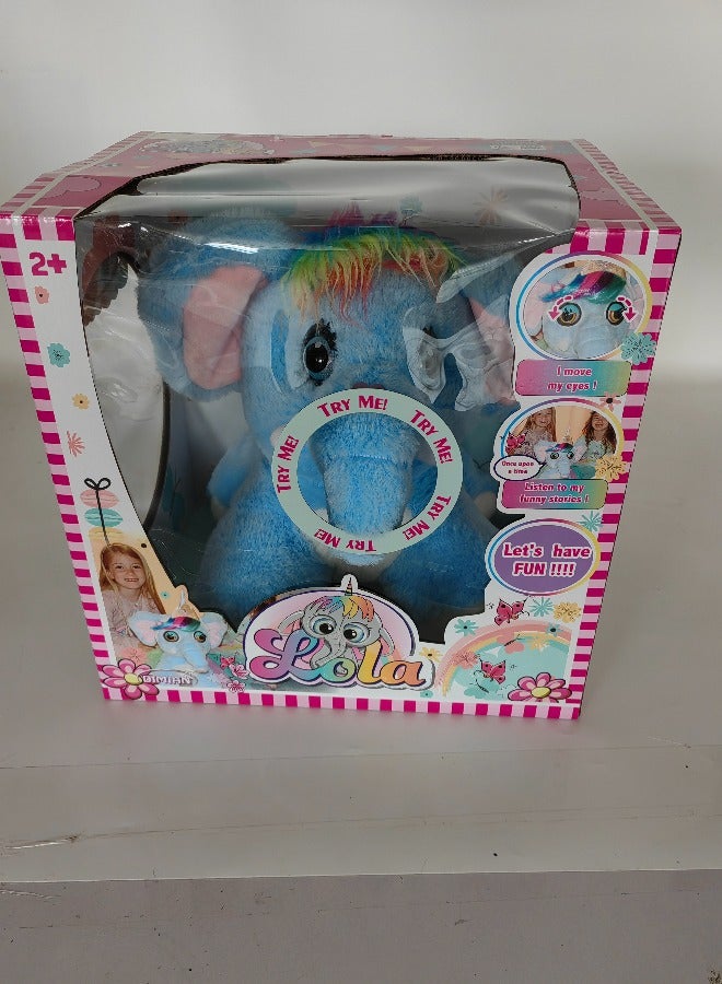 36CM PLUSH LOLA WITH THREE FAIRY TALES IN ENGLISH VERSION