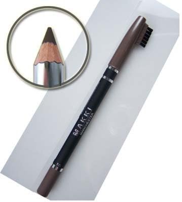 Makki Soft Eyebrow Pencil with brush 03 Grey Brown Matte Finish Natural Look Fine Strokes - Image 2