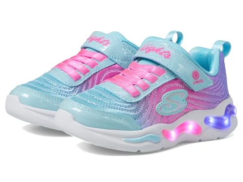 SKECHERS حذاء سكيشرز ويفي بيمز - أومبري إكسبريس، نعناع/متعدد، 13 أمريكي للجنسين للأطفال الصغار - Image 1