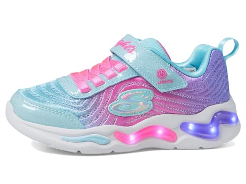 SKECHERS حذاء سكيشرز ويفي بيمز - أومبري إكسبريس، نعناع/متعدد، 13 أمريكي للجنسين للأطفال الصغار - Image 4