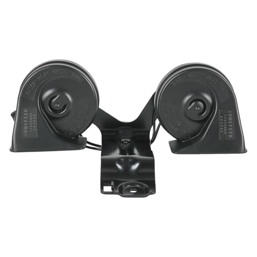 RALZAOTO Horn Assembly with Bracket Dual Electric Horn Compatible with Ford Explorer Police Interceptor Utility 20162019 23L L4 35L 37L V6 Replaces GB5Z13832A - Image 1