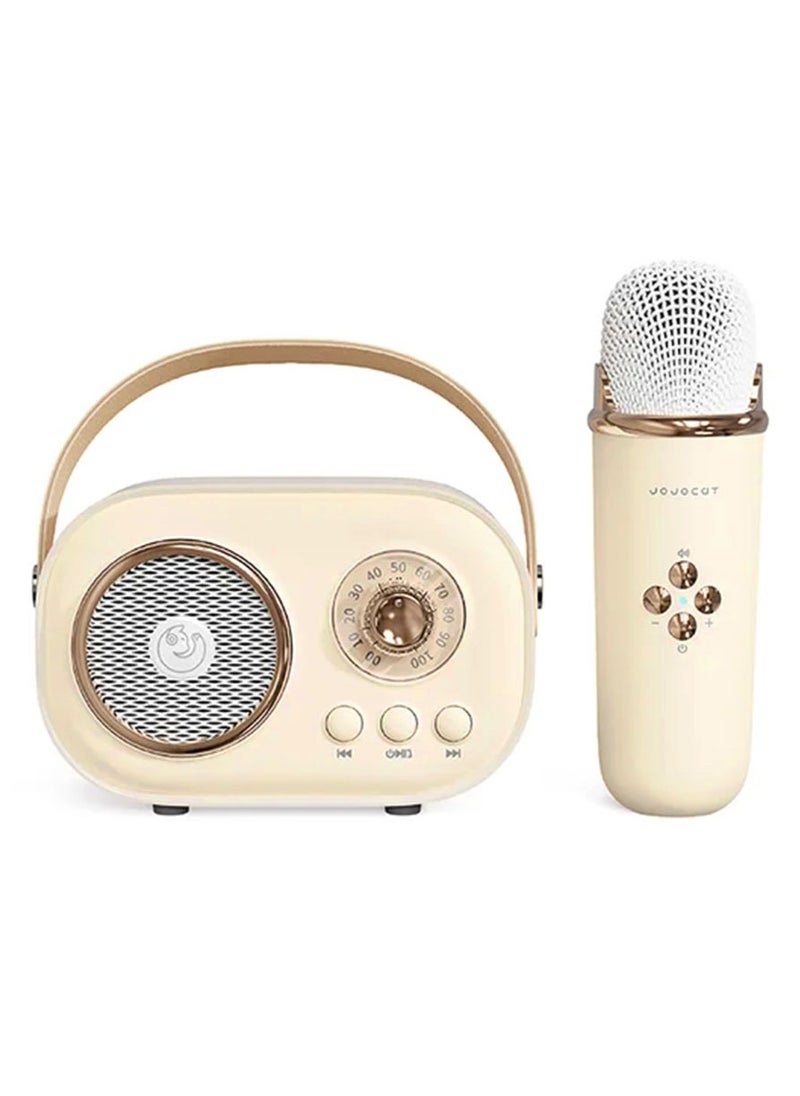 JOJOCAT - Bluetooth mini speaker with microphone for kids yellow - Image 1