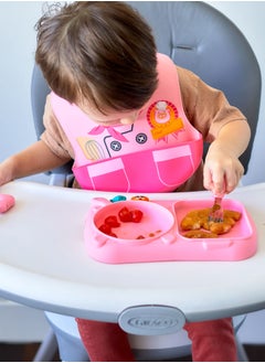 Marcus & Marcus Toddler Meal Time Set (Little Chef) Pink  - Image 2