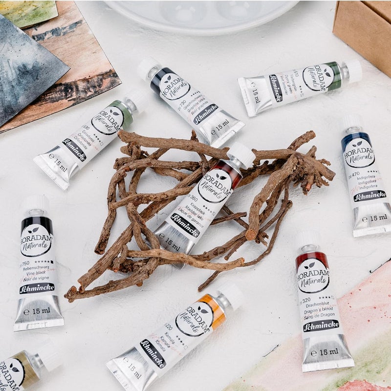 Schmincke Horadam Naturals (Vegan) Combination Of Watercolour & Gouache 15ml (Dragon´s blood) - Image 3