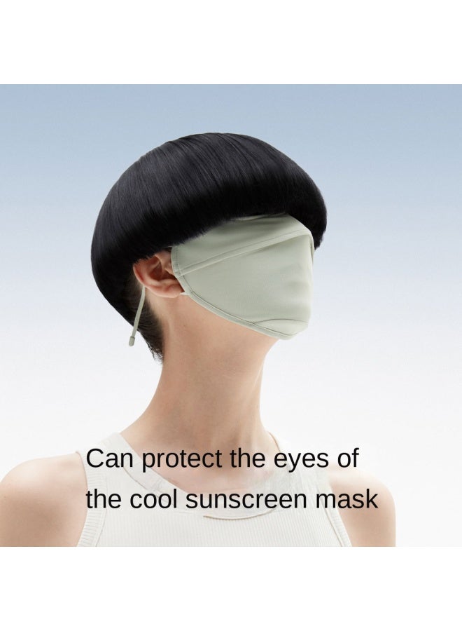 Bananain Cool Noodle 302 Uv Sun Protection Mask For Men & Women - Anti-uv Face Cover With Antibacterial Ice Silk Fabric, Breathable Summer Face Mask - Image 3