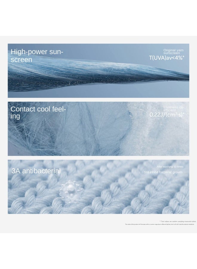 Bananain Cool Noodle 302 Uv Sun Protection Mask For Men & Women - Anti-uv Face Cover With Antibacterial Ice Silk Fabric, Breathable Summer Face Mask - Image 4