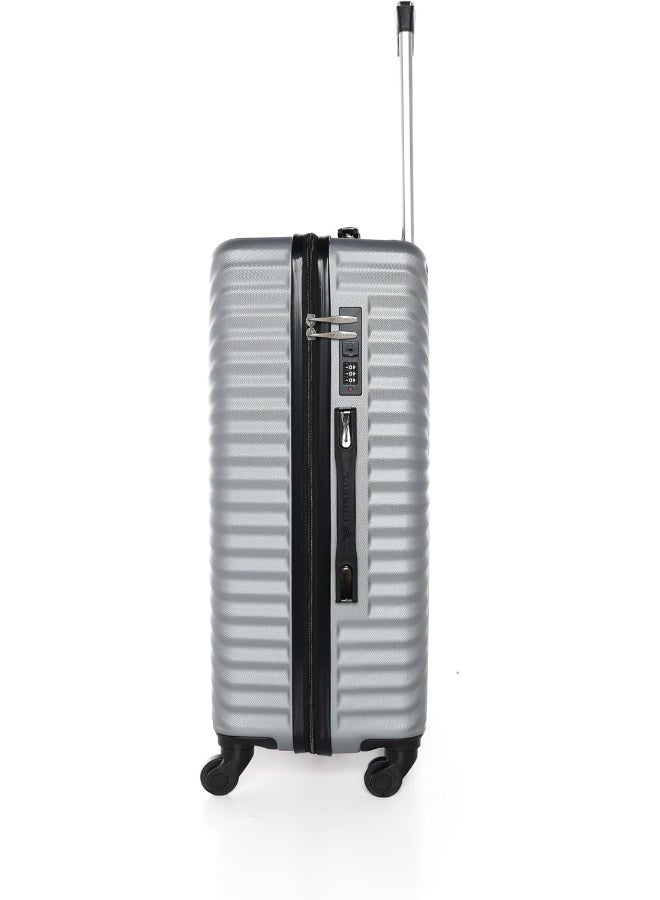 قنصل مجموعة حقائب سفر مكونة من 3 قطع - مصنوعة من ألياف متينة مودل GS-267 لون ALUMINEM SILVER WHITE - Image 5