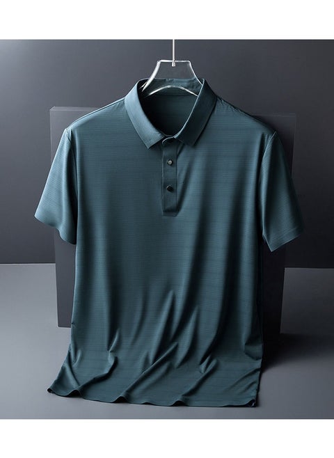 New Casual Thin Ice Silk Short Sleeves