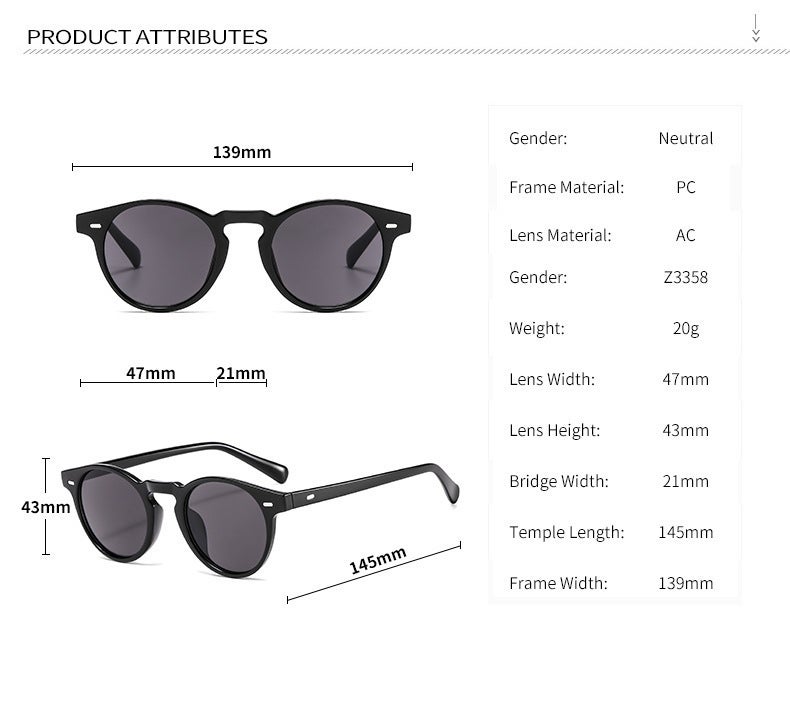 Sunglasses UV Protection Fashion QZ785-3358 - Image 4