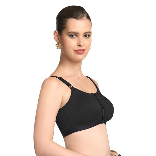 TRYLO Front OPEN-BRA-42-BLACK-F-CUP - Image 3