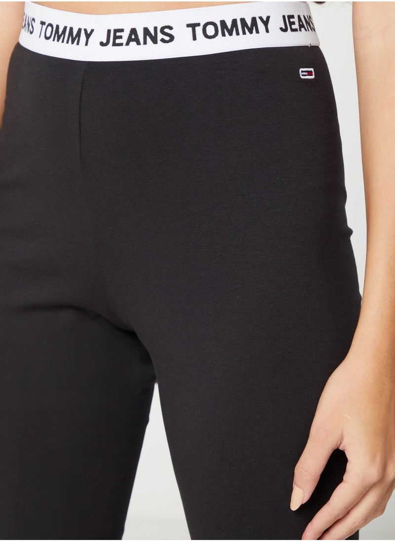 TOMMY JEANS - High Waist Logo Shorts - Image 1