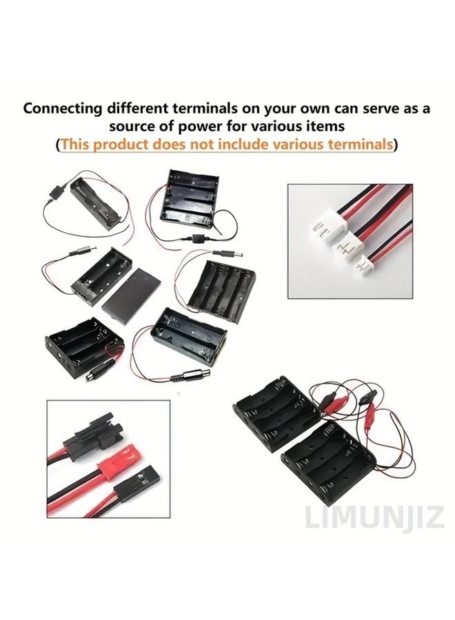 2PCS AAA 1 Slot Battery Holder With Wire DIY Storage Box 1 5V - Image 3