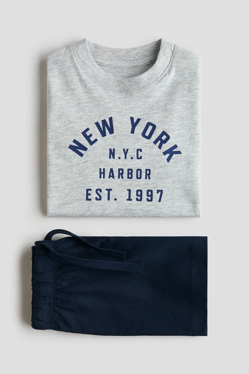 H&M 2-piece cotton set