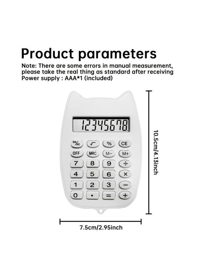 Pink Mini Multifunctional Calculator Cute Candy Color Portable Device - Image 2