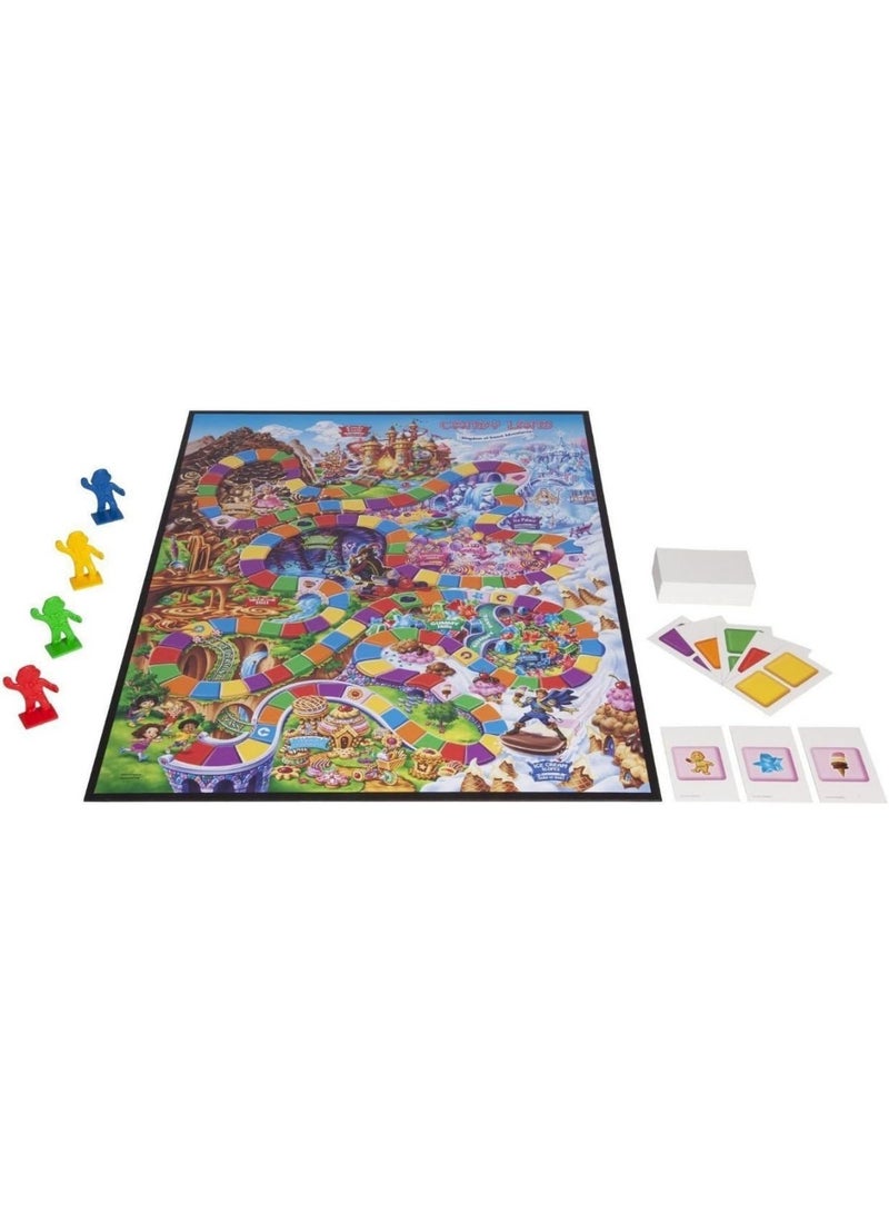 HASBRO - GAMING Candy Land Kingdom of Sweet Adventures Board Game for Kids, Preschool Family Game, Ages 3 and Up, Red - Image 2