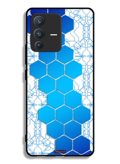 Vivo V23 5G Protective Case Cover Honeycomb Hexagon Icon Networks