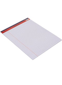 MARKQ Writing Pad 50 Sheets Single line White Legal Notepad, A4 Notebook Sheets for School, College, Office Supplies  - Image 2