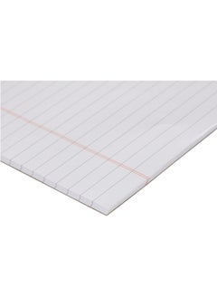 MARKQ Writing Pad 50 Sheets Single line White Legal Notepad, A4 Notebook Sheets for School, College, Office Supplies  - Image 3