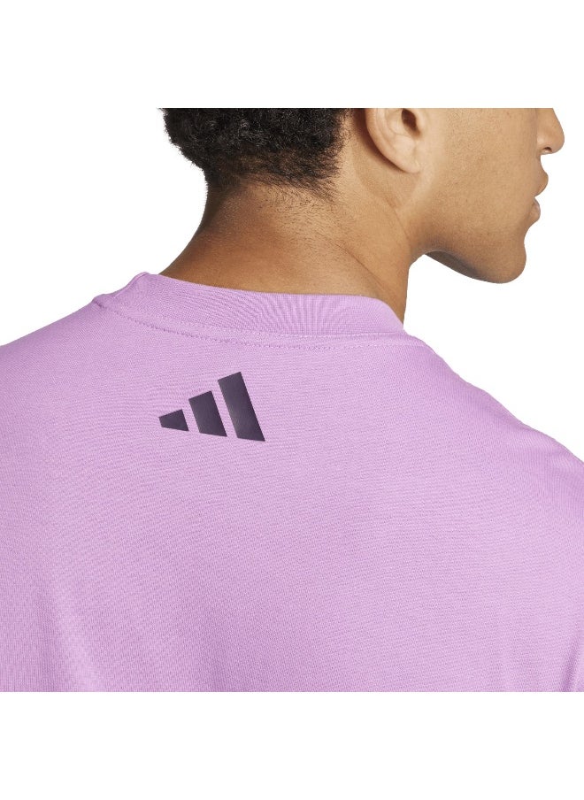 Adidas - Adidas U Ksa Tee Purple Training T-Shirts For Unisex Xs - Image 1