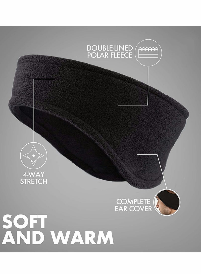 Warm & Comfortable Earmuffs and Sweat-Absorbent Headscarves for Men & Women - Perfect for Running & Cycling - Image 2