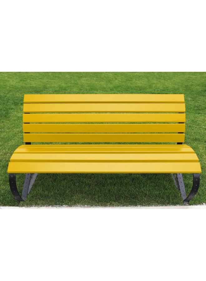 RUST-OLEUM رش طلاء الإيبوكسي الاحترافي من راست-أوليوم 7543838، أداء عالي، 15 أونصة، أصفر أمان لامع - Image 3