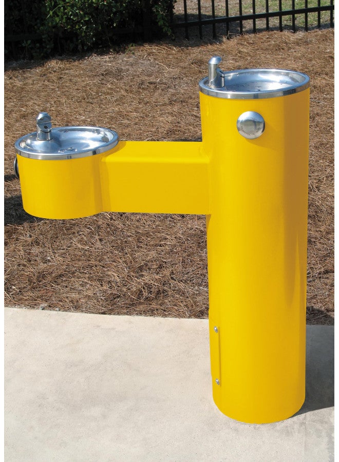 RUST-OLEUM رش طلاء الإيبوكسي الاحترافي من راست-أوليوم 7543838، أداء عالي، 15 أونصة، أصفر أمان لامع - Image 4