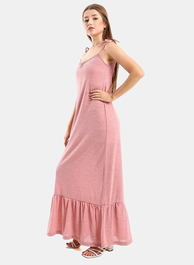 kady Jamila Women Knitted Wide Round Collar Tiered Casual Dress ,cashmere-XXL - Image 2