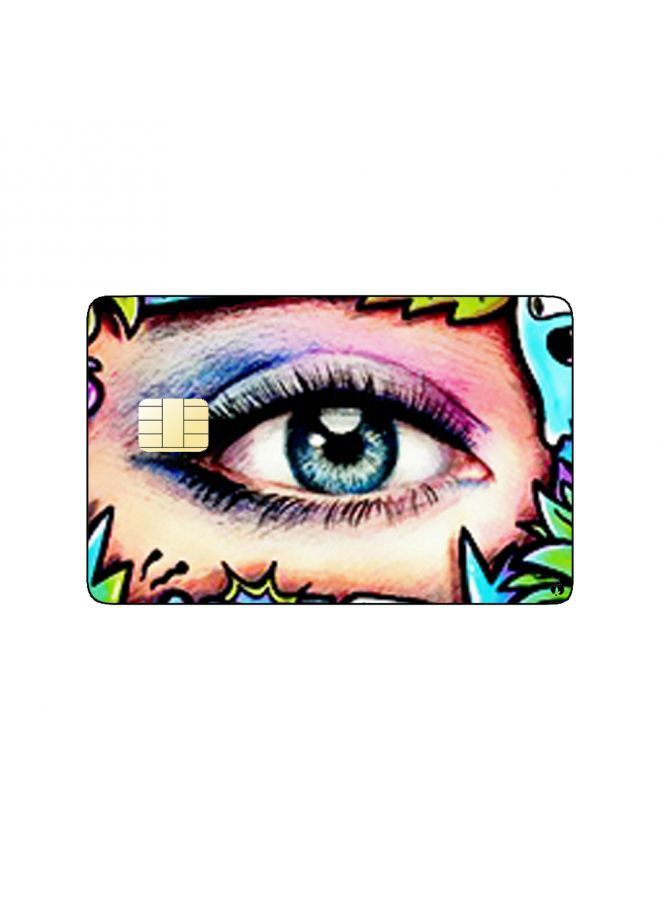 RKN PRINTED BANK CARD STICKER Colorful Monsters - Image 2