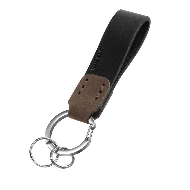 VULKIT Genuine Leather Keychain for Men & Women Everyday Carry Accessories - Image 1