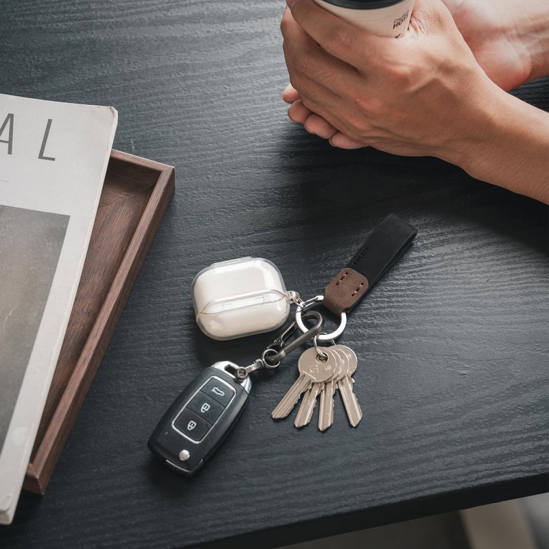 VULKIT Genuine Leather Keychain for Men & Women Everyday Carry Accessories - Image 2