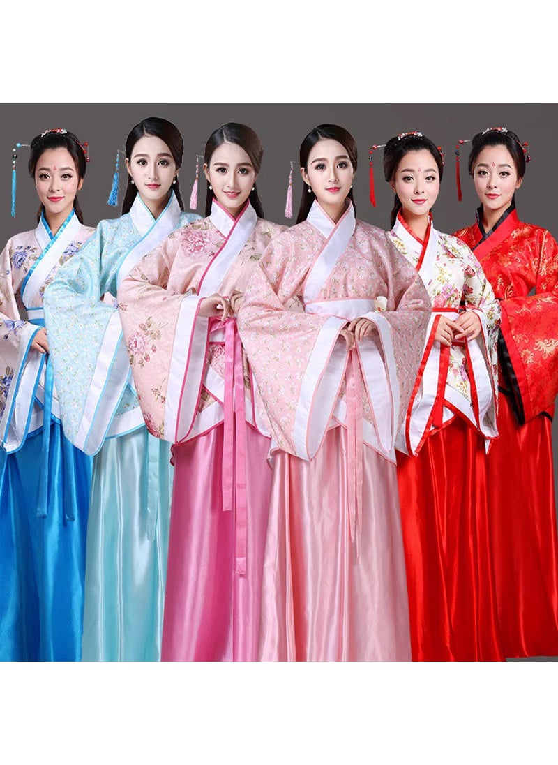 Generic Womens Fairy Hanfu Tang Dress Costume Set Flower cloth  - Image 3