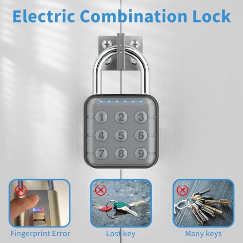 SURPN Combination Lock Combination Lock for Locker Locker Lock Gym Locker Lock High Security Easy to Use for Gym School Travel Outdoor - Image 3