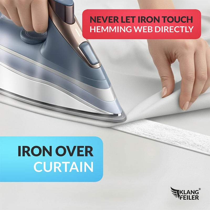 Klangfeiler ® Iron on Hemming Web - 0.75 INCH x 32 Yards - Extra Strong - Iron Required - Image 3