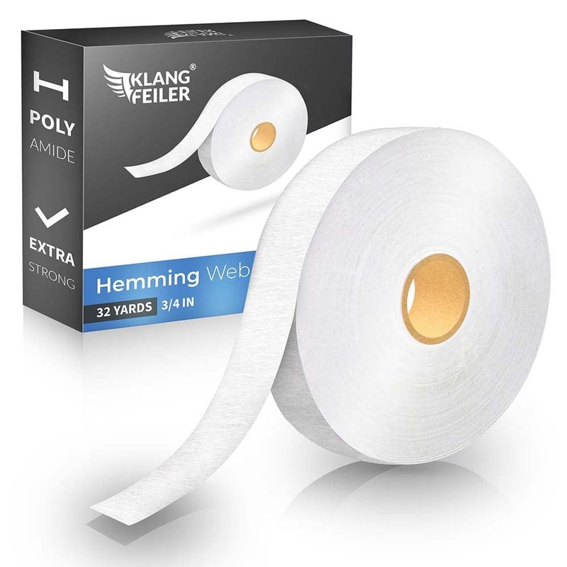 Klangfeiler ® Iron on Hemming Web - 0.75 INCH x 32 Yards - Extra Strong - Iron Required - Image 1