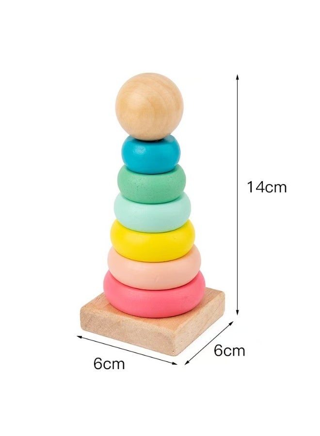 HSEAMALL Toy Set (Suitable for Boys and Girls Aged 3), 6-Piece Children's Wooden Toys, Toys for Boys Aged 3-6, Preschool Educational Puzzle Toys (Suitable for Ages 3+), Birthday Gift - Image 3