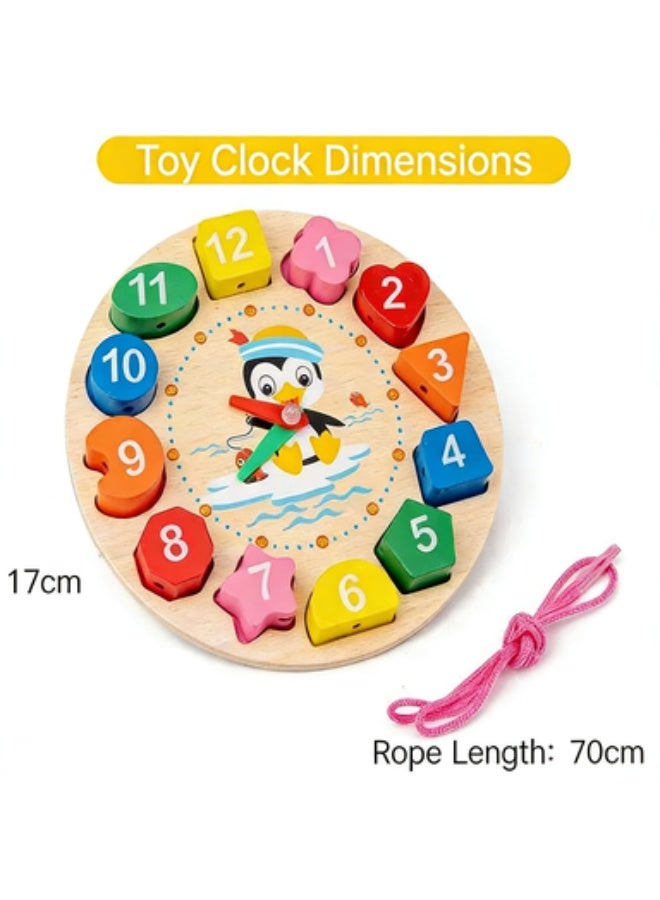HSEAMALL Toy Set (Suitable for Boys and Girls Aged 3), 6-Piece Children's Wooden Toys, Toys for Boys Aged 3-6, Preschool Educational Puzzle Toys (Suitable for Ages 3+), Birthday Gift - Image 2