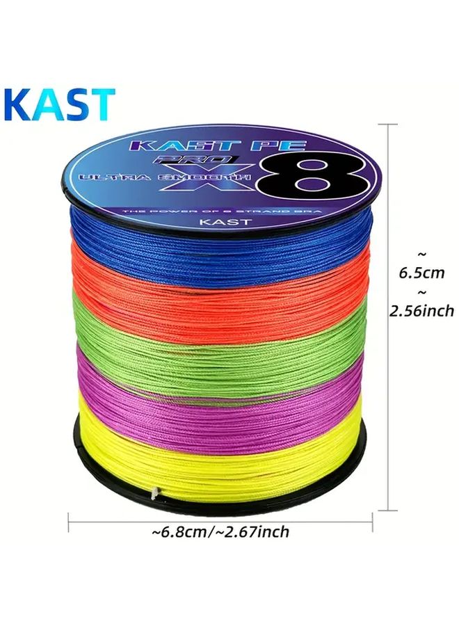 8 Strand Braided Fishing Line 500M X8PE 0 28mm 35LB Green Durable PE For Freshwater Saltwater - Image 3