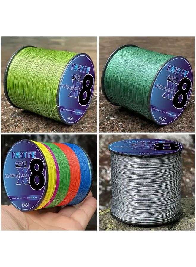8 Strand Braided Fishing Line 500M X8PE 0 28mm 35LB Green Durable PE For Freshwater Saltwater - Image 5