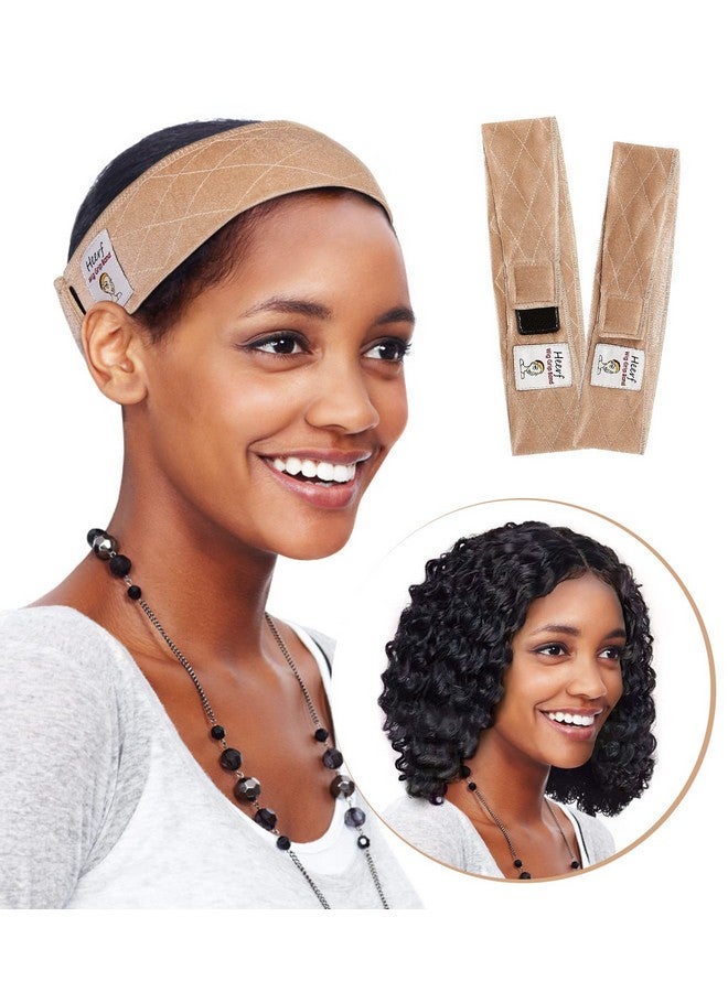 Heerf Adjustable Velvet Wig Grip Comfort Band Wig Liner Headband Headband Holder For Wigs For Men Women 2 Pack - Image 4
