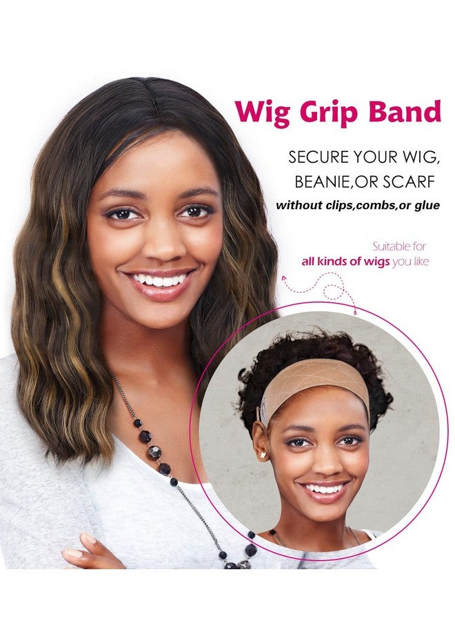Heerf Adjustable Velvet Wig Grip Comfort Band Wig Liner Headband Headband Holder For Wigs For Men Women 2 Pack - Image 5
