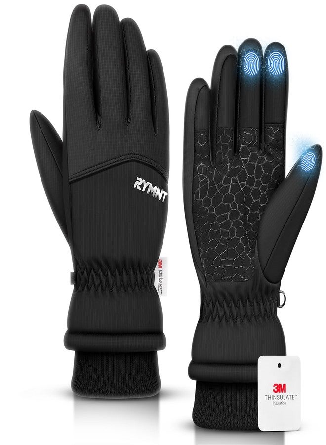 RYMNT Winter Waterproof Gloves Women Men, 3M Thinsulate Windproof Thermal Ski Glove with Touchscreen, Anti-Slip Snow Warm Gloves for Cycling, Driving, Hiking, Biking, Riding, Running, Outdoor Sports - Image 1