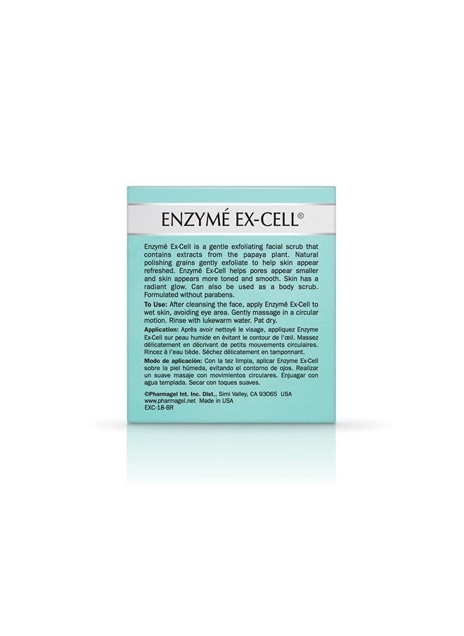 Pharmagel Enzyme Ex-Cell - Gentle Papaya Face Exfoliator Scrub for All Skin Types - 18 Ounces  - Image 1